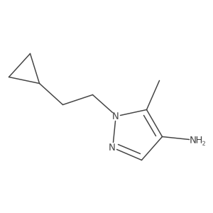 1-(2-cyclopropylethyl)-5-methyl-1H-pyrazol-4-amine Structure