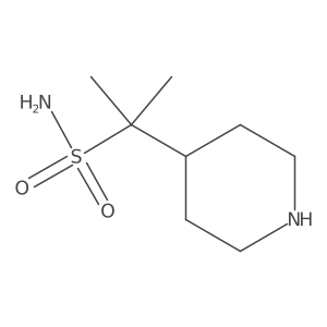 2-(Piperidin-4-yl)propane-2-sulfonamide Structure