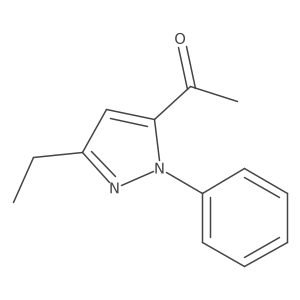1-(3-ethyl-1-phenyl-1H-pyrazol-5-yl)ethan-1-one Structure