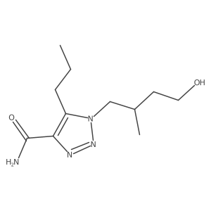 1-(4-hydroxy-2-methylbutyl)-5-propyl-1H-1,2,3-triazole-4-carboxamide结构式