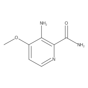 3-Amino-4-methoxypicolinamide结构式