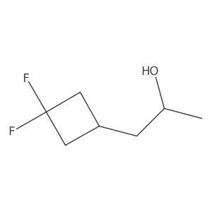 (2R)-1-(3,3-difluorocyclobutyl)propan-2-ol结构式