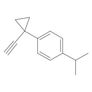 1-(1-Ethynylcyclopropyl)-4-(propan-2-yl)benzene Structure