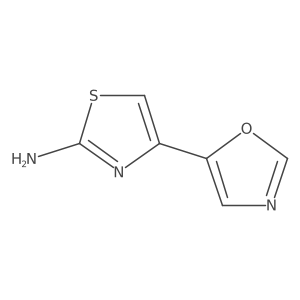 4-(1,3-Oxazol-5-yl)-1,3-thiazol-2-amine结构式