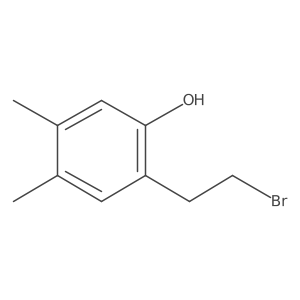 2-(2-Bromoethyl)-4,5-dimethylphenol Structure