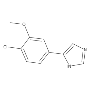 4-(4-chloro-3-methoxyphenyl)-1H-imidazole Structure