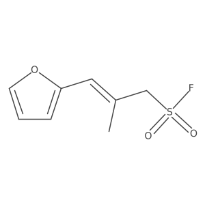 3-(Furan-2-yl)-2-methylprop-2-ene-1-sulfonyl fluoride结构式