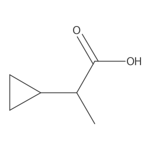 (2R)-2-cyclopropylpropanoicacid Structure