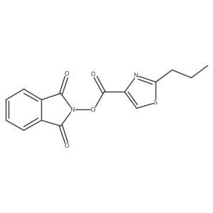 1,3-dioxo-2,3-dihydro-1H-isoindol-2-yl 2-propyl-1,3-thiazole-4-carboxylate Structure