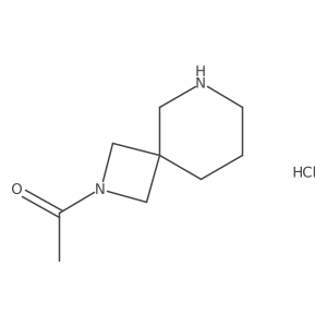 1-(2,6-Diazaspiro[3.5]nonan-2-yl)ethan-1-one hydrochloride结构式