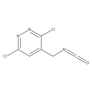 3,6-Dichloro-4-(isocyanatomethyl)pyridazine结构式
