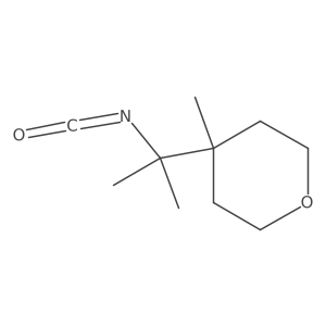 4-(2-Isocyanatopropan-2-yl)-4-methyloxane Structure