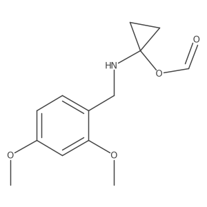 [1-[(2,4-Dimethoxyphenyl)methylamino]cyclopropyl] formate结构式