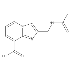 2-(Acetamidomethyl)imidazo[1,2-a]pyridine-8-carboxylic acid Structure