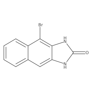 4-Bromo-1,3-dihydro-2H-naphtho[2,3-d]imidazol-2-one结构式
