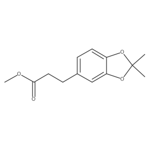 Methyl 3-(2,2-dimethyl-2H-1,3-benzodioxol-5-YL)propanoate结构式