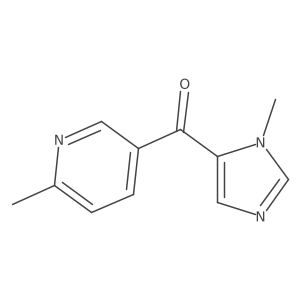 2-methyl-5-(1-methyl-1H-imidazole-5-carbonyl)pyridine结构式
