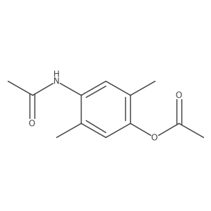 4-(Acetylamino)-2,5-dimethylphenyl acetate结构式