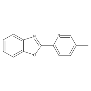 2-(5-Methyl-2-pyridinyl)benzoxazole结构式