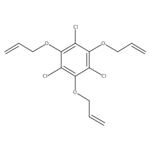 1,3,5-Trichloro-2,4,6-tris(2-propen-1-yloxy)benzene Structure