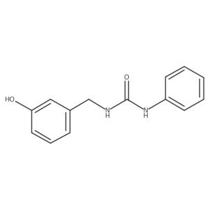 3-[(3-Hydroxyphenyl)methyl]-1-phenylurea结构式