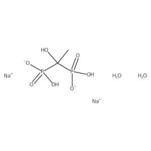 Sodium (1-hydroxyethane-1,1-diyl)bis(hydrogenphosphonate) dihydrate Structure