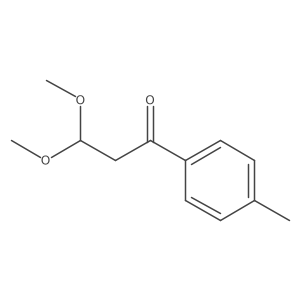 1-Propanone, 3,3-dimethoxy-1-(4-methylphenyl)-结构式
