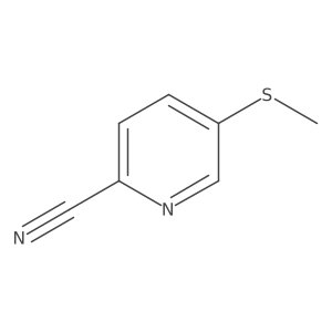 5-(Methylsulfanyl)pyridine-2-carbonitrile Structure