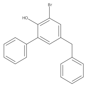 4-Benzyl-6-bromo-2-phenylphenol结构式