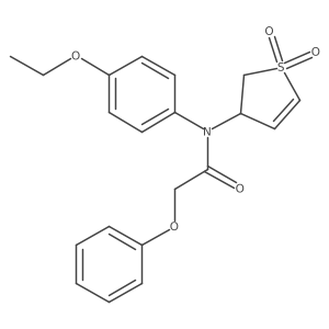 N-(1,1-dioxido-2,3-dihydrothiophen-3-yl)-N-(4-ethoxyphenyl)-2-phenoxyacetamide Structure