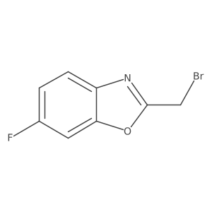 2-(Bromomethyl)-6-fluorobenzo[d]oxazole结构式