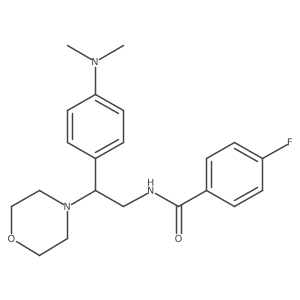 N-(2-(4-(dimethylamino)phenyl)-2-morpholinoethyl)-4-fluorobenzamide Structure