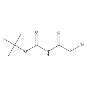 tert-butyl N-(2-bromoacetyl)carbamate结构式