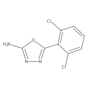 5-(2,6-Dichlorophenyl)-1,3,4-oxadiazol-2-amine Structure