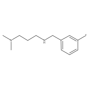 [3-(Dimethylamino)propyl][(3-fluorophenyl)methyl]amine Structure