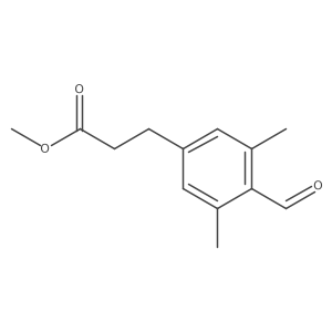 Methyl 3-(3,5-dimethyl-4-formylphenyl)propionate Structure