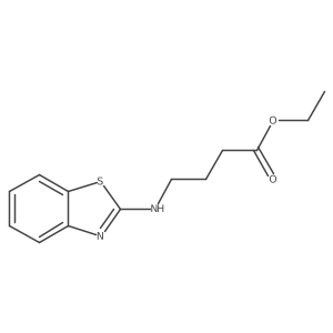 Ethyl 4-[(1,3-benzothiazol-2-yl)amino]butanoate Structure
