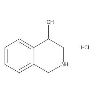 (R)-1,2,3,4-Tetrahydroisoquinolin-4-ol hydrochloride结构式