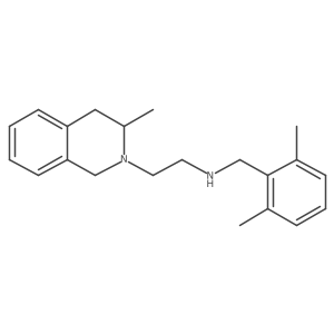 2(1H)-Isoquinolineethanamine, N-[(2,6-dimethylphenyl)methyl]-3,4-dihydro-3-methyl- Structure