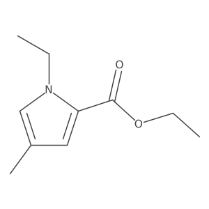 ethyl 1-ethyl-4-methyl-1H-pyrrole-2-carboxylate Structure