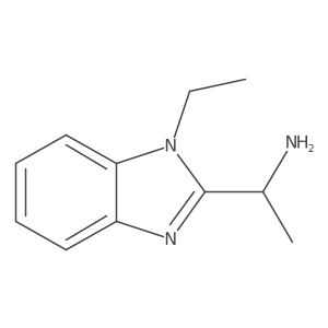 [1-(1-ethyl-1H-benzimidazol-2-yl)ethyl]amine dihydrochloride结构式