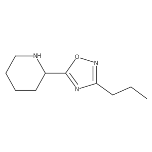 5-(Piperidin-2-yl)-3-propyl-1,2,4-oxadiazole Structure