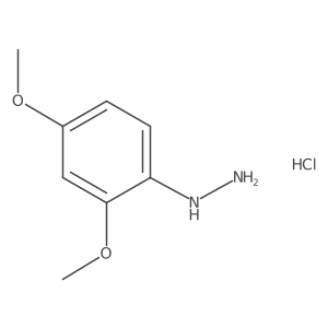 (2,4-Dimethoxyphenyl)hydrazine hydrochloride结构式