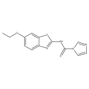 n-(6-Ethoxybenzo[d]thiazol-2-yl)-1h-imidazole-1-carbothioamide结构式