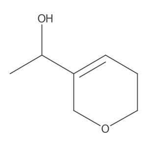 1-(3,6-dihydro-2H-pyran-5-yl)ethanol结构式