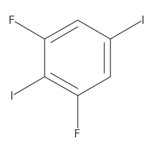 1,3-Difluoro-2,5-diiodobenzene Structure