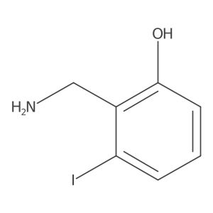 2-(Aminomethyl)-3-iodophenol Structure