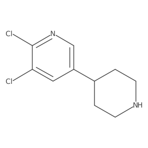 2,3-Dichloro-5-(piperidin-4-yl)pyridine Structure