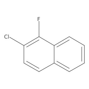 2-Chloro-1-fluoronaphthalene结构式