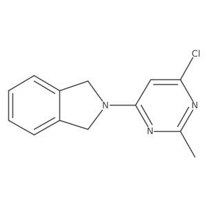 2-(6-Chloro-2-methylpyrimidin-4-yl)isoindoline Structure